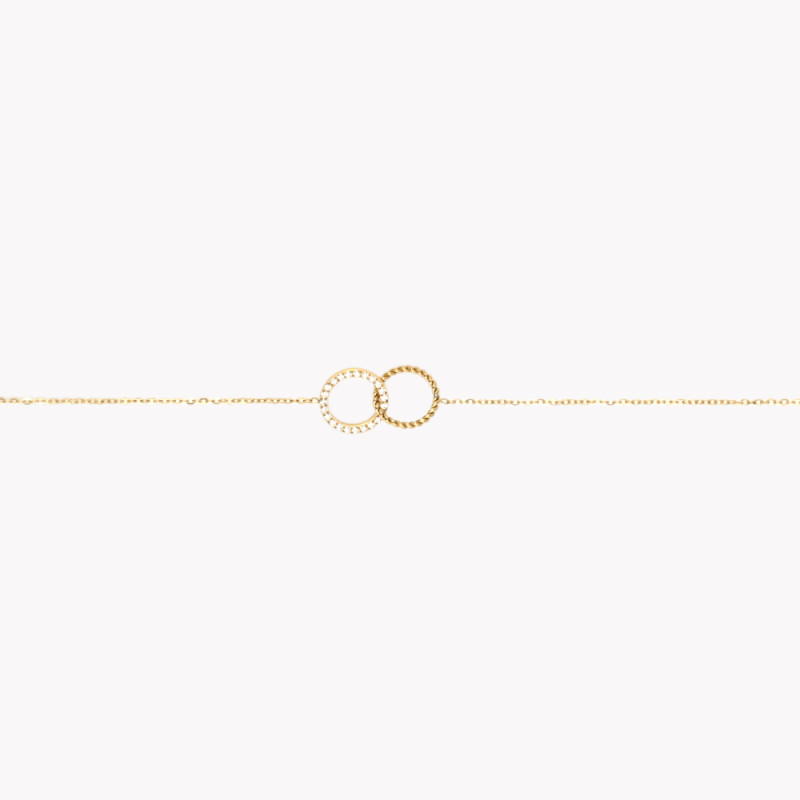 Pulseira Circulo entrelaçado