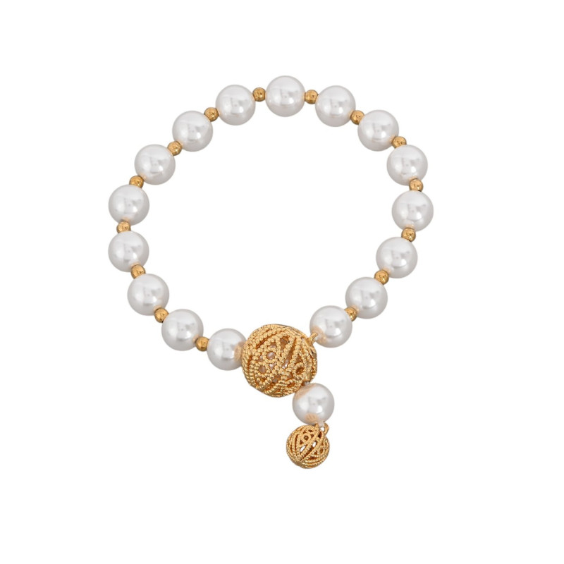 Pulseira Tradicional com pérolas