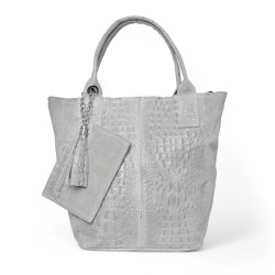 Mala Shopper em pele