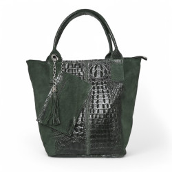 Mala Shopper em pele