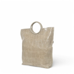 Mala Shopper em pele