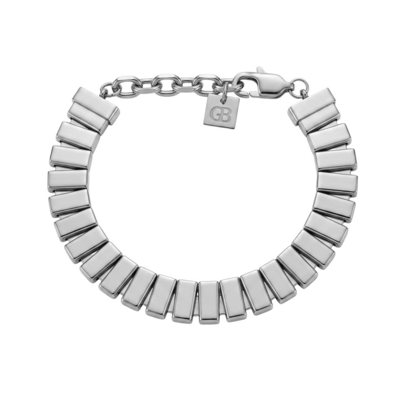 Pulseira Aço de Malha Quadrada Sólida