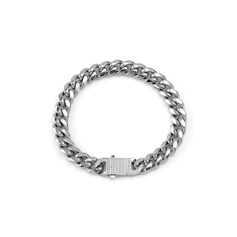 Pulseira Masculina C/ Brilhantes