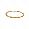 Pulseira Aço Bambu Rígida